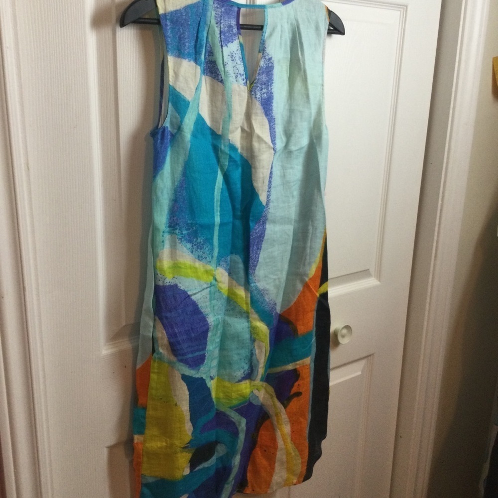 Colorful Sleeveless Dress - Picture 8 of 8
